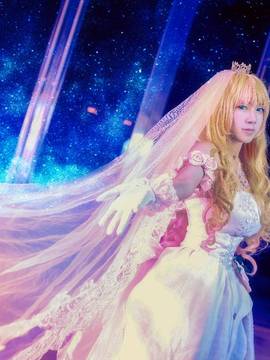 《MACROSS F》 银河妖精 SherylNome婚纱 C O S P L A Y