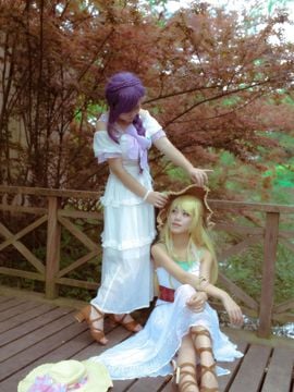 《love live》白裙踏青呀~绘里&希 C O S P L A Y