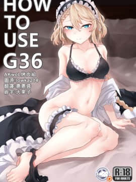 [AKwoL烤肉组] [K0NG_] How To Use G36 (Girls' Frontline)