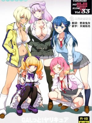 (C94) [ヨロコビの国(JOY RIDE)] ヨロコビの国 vol.33 GALっと!ヤリキュア (Hugっと!プリキュア) [二元次郎汉化]