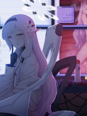 [骸骨のスペアリブ (クロハガネ)] 全知、あるいは全痴。 (ブルーアーカイブ) [DL版]