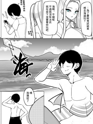 [sakidesu] ガラ悪ズリ委員と海デート♡ [中国翻译]