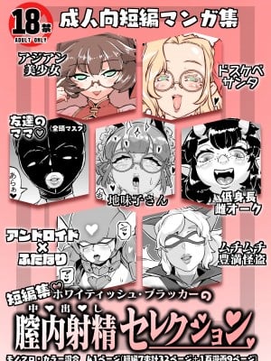 [ホワイティッシュ・ブラッカー (ANDO人)]  膣内射精セレクション [DL版]