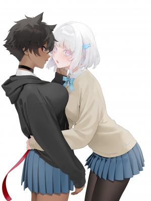 [んがむらさん (お久しぶり)] 百合絶対ちん負けさせたい割り込みおじさんとJK