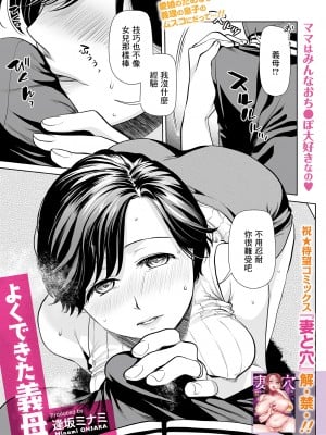 (成年コミック) [逢坂ミナミ] よくできた義母 [DL版] [中国翻译]