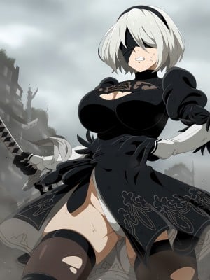 [MuaverAI] 2B [UncenExtras 36 images]