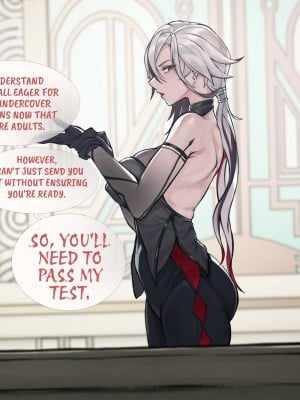 [Frozenspiderlily][Frzspiderlily] Arlecchino - "Trainee program"(text) | 阿蕾奇诺 - "培训生计划" (Genshin Impact) [无修] [English]