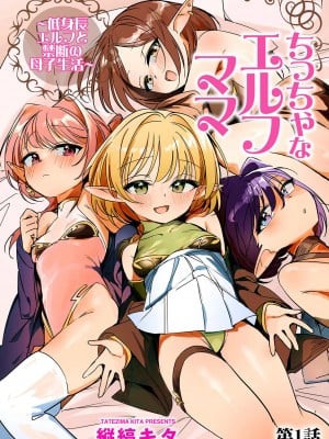 [縦縞キタ] ちっちゃなエルフママ ~低身長エルフと禁断の母子生活~ 第1話 (サイベリアplus Vol. 26)