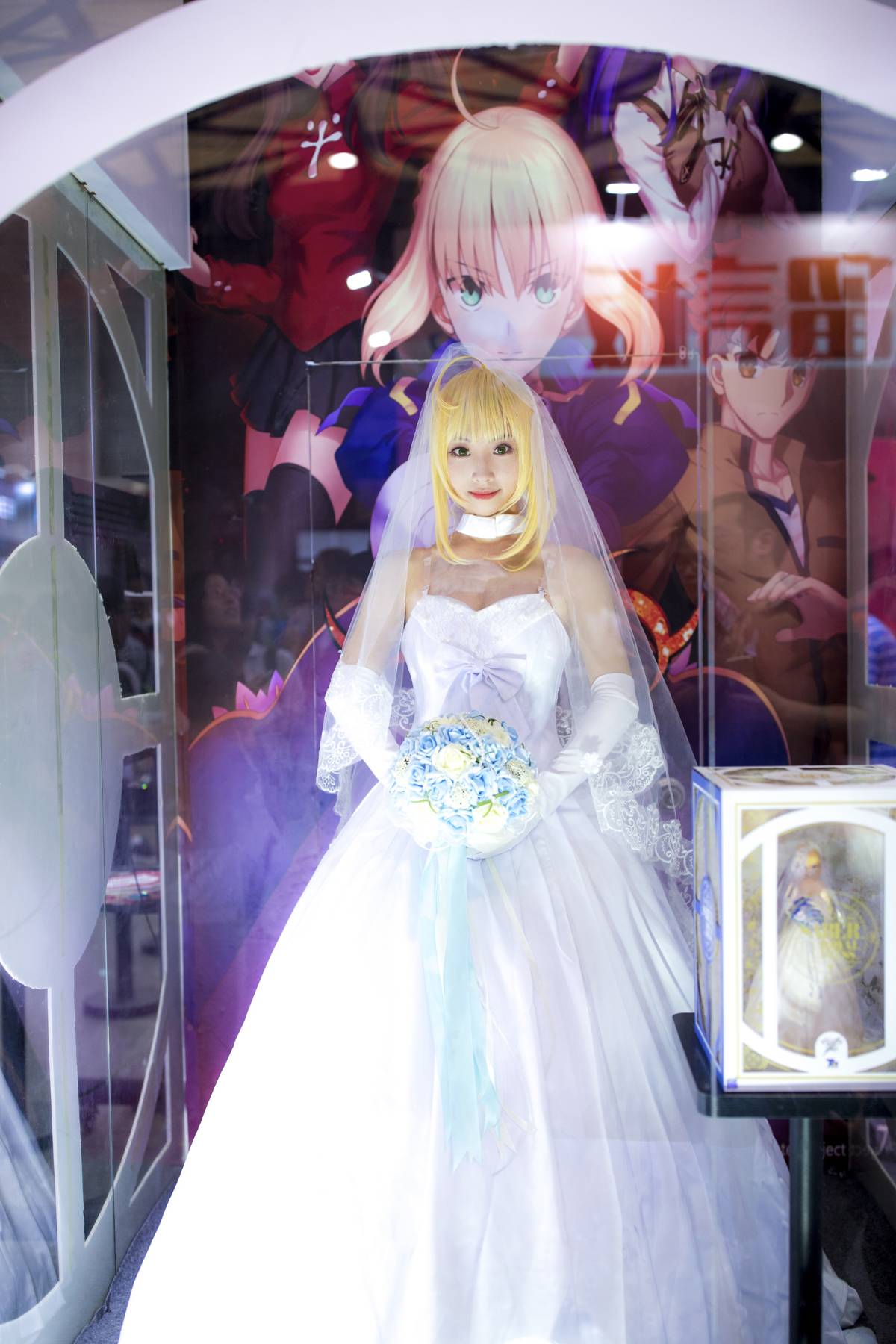 Saber 十周年婚纱手办~攒人品抽黑贞! (1)