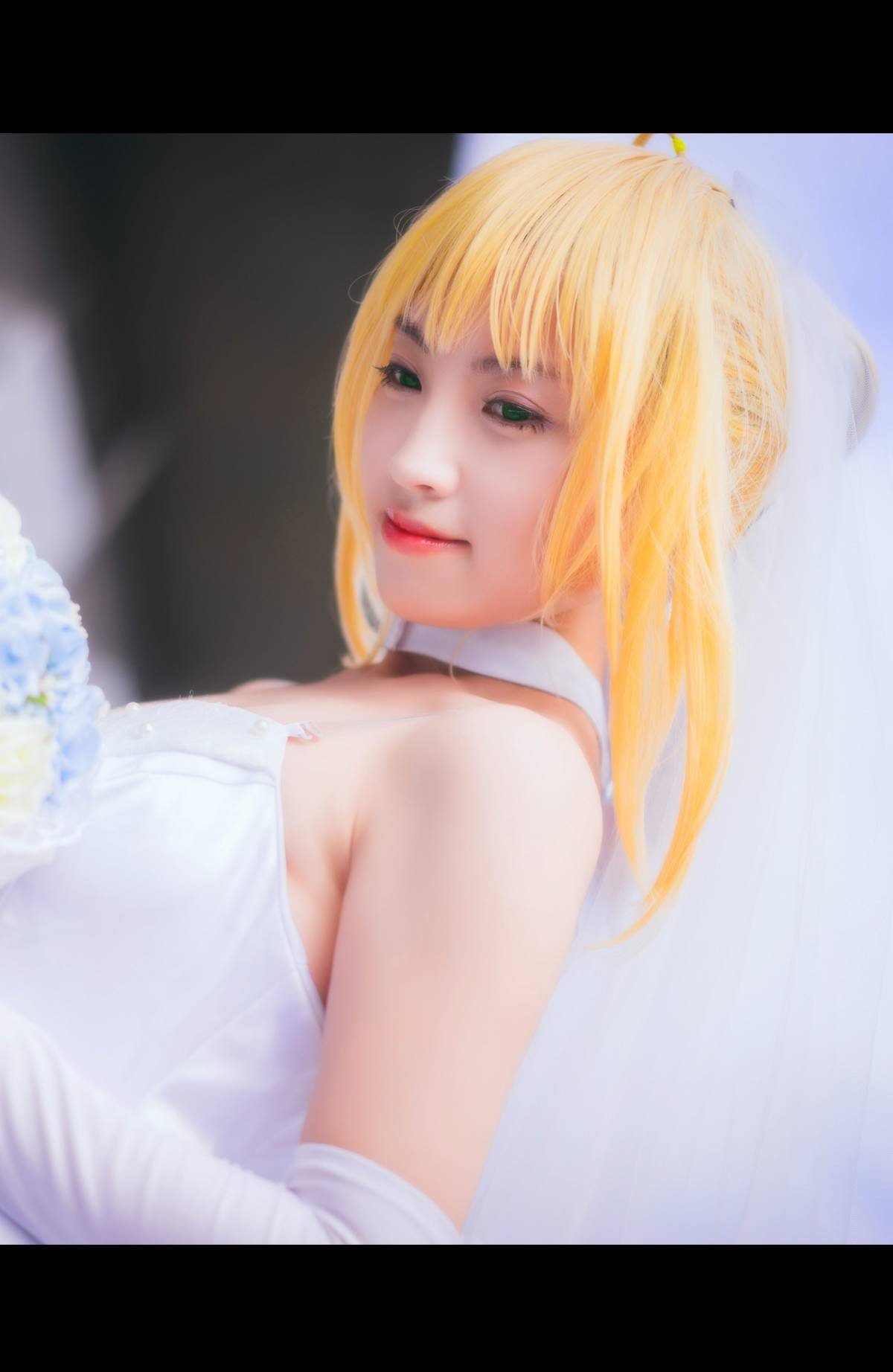 Saber 十周年婚纱手办~攒人品抽黑贞! (5)