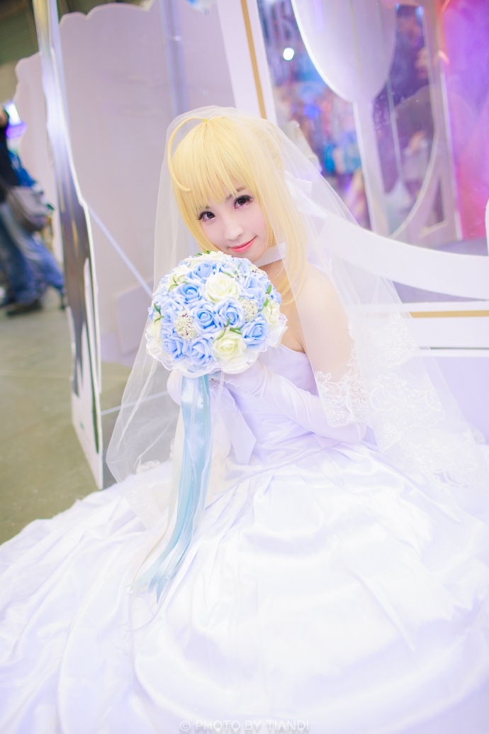 Saber 十周年婚纱手办~攒人品抽黑贞! (14)