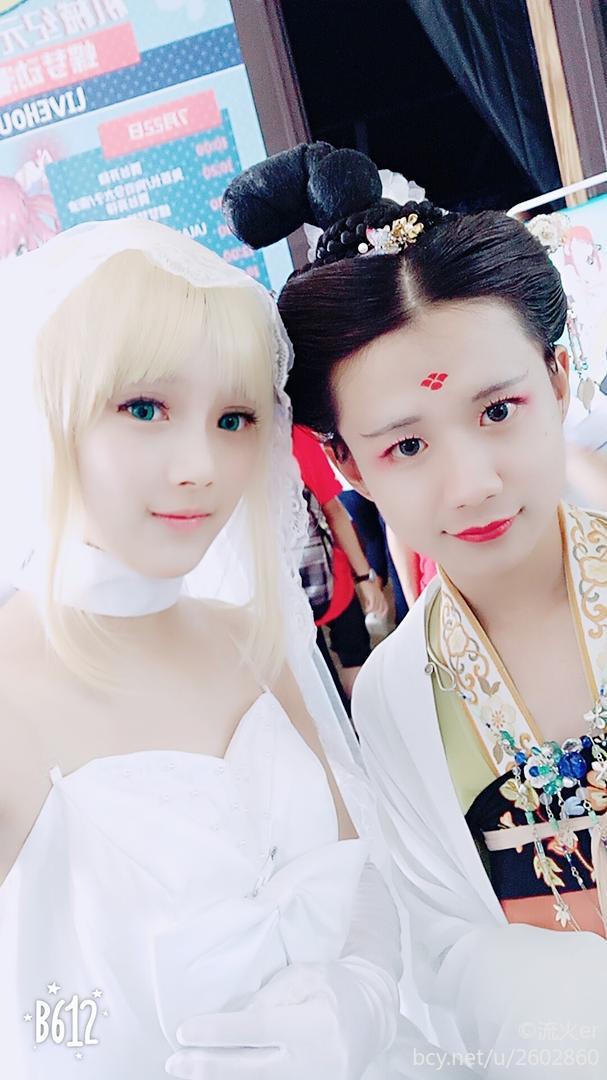 【西安ACC漫展 场照】婚纱saber (16)