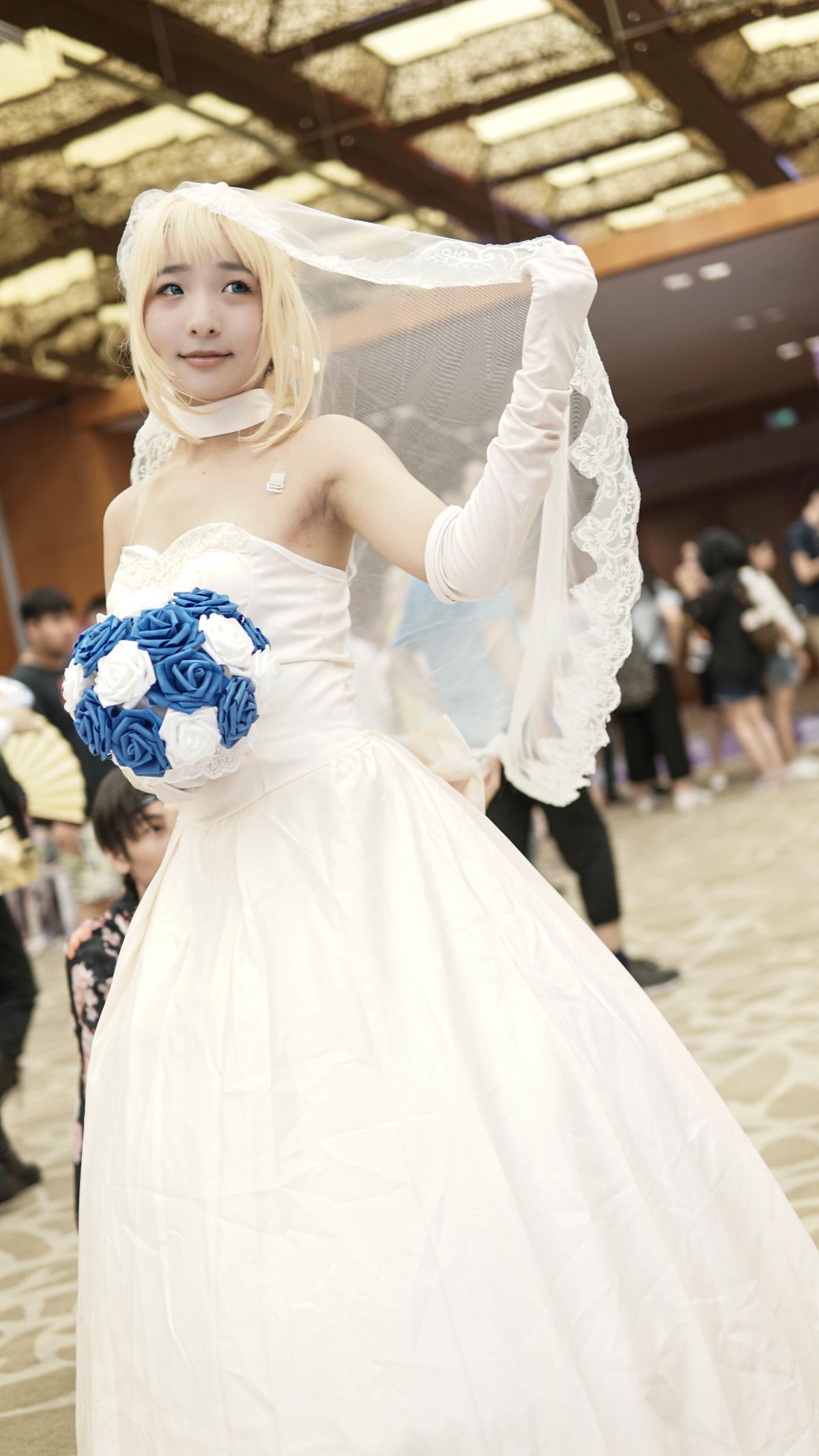 【西安ACC漫展 场照】婚纱saber (5)
