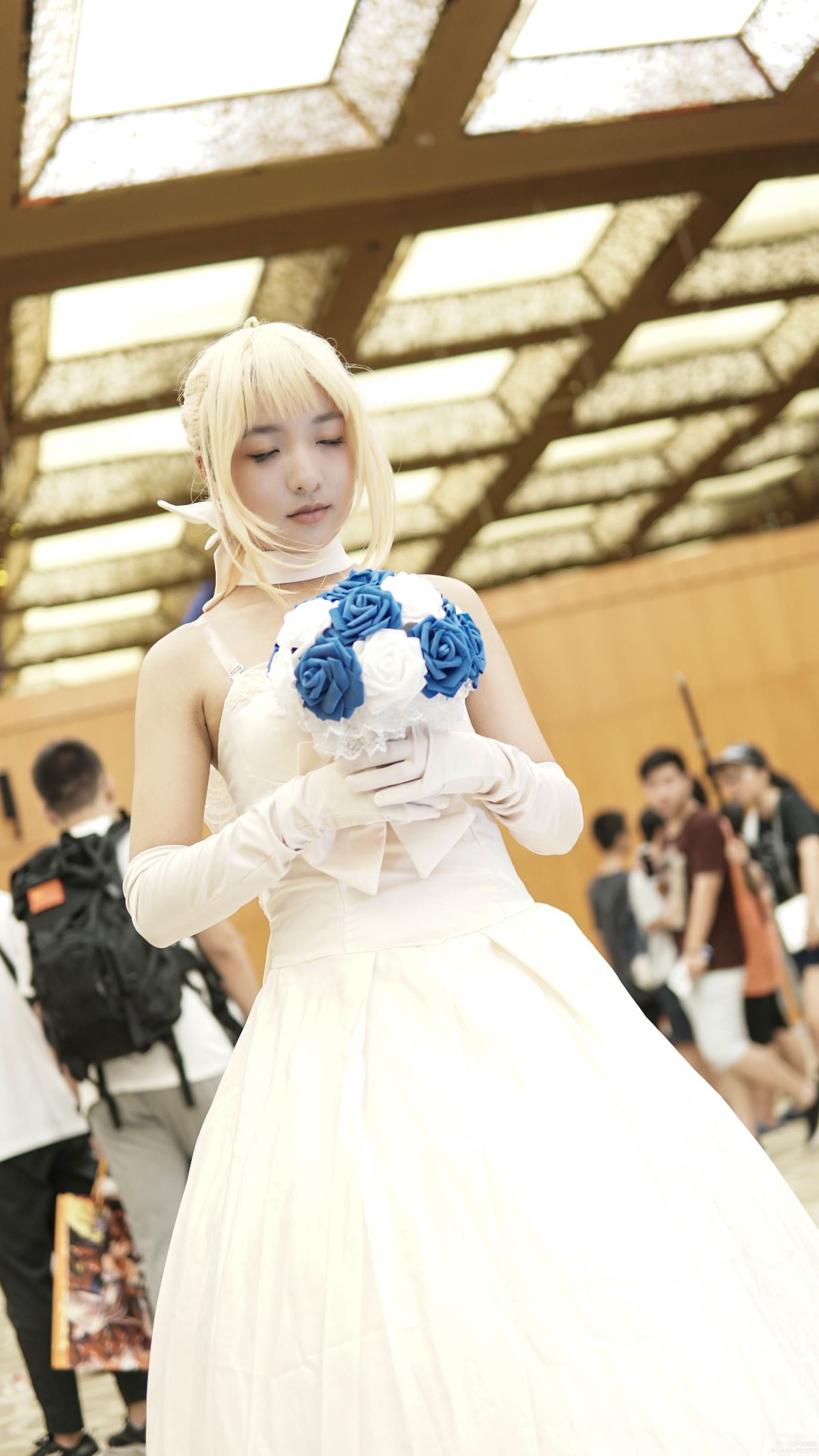 【西安ACC漫展 场照】婚纱saber (6)