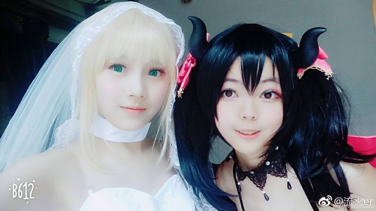 【西安ACC漫展 场照】婚纱saber (15)