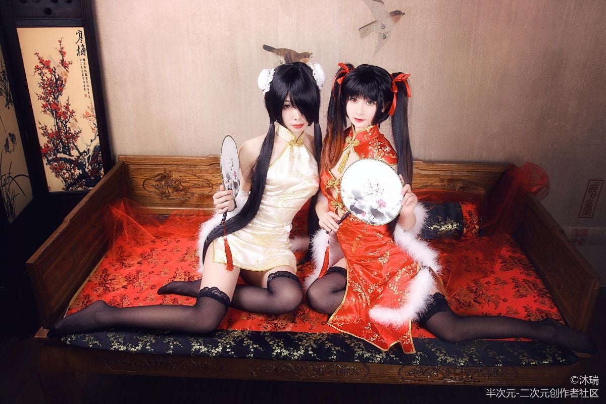 #cos正片# デート·ア·ライブ ✿时崎狂三✿ 旗袍~ (1)