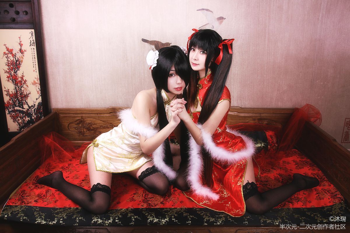 #cos正片# デート·ア·ライブ ✿时崎狂三✿ 旗袍~ (7)