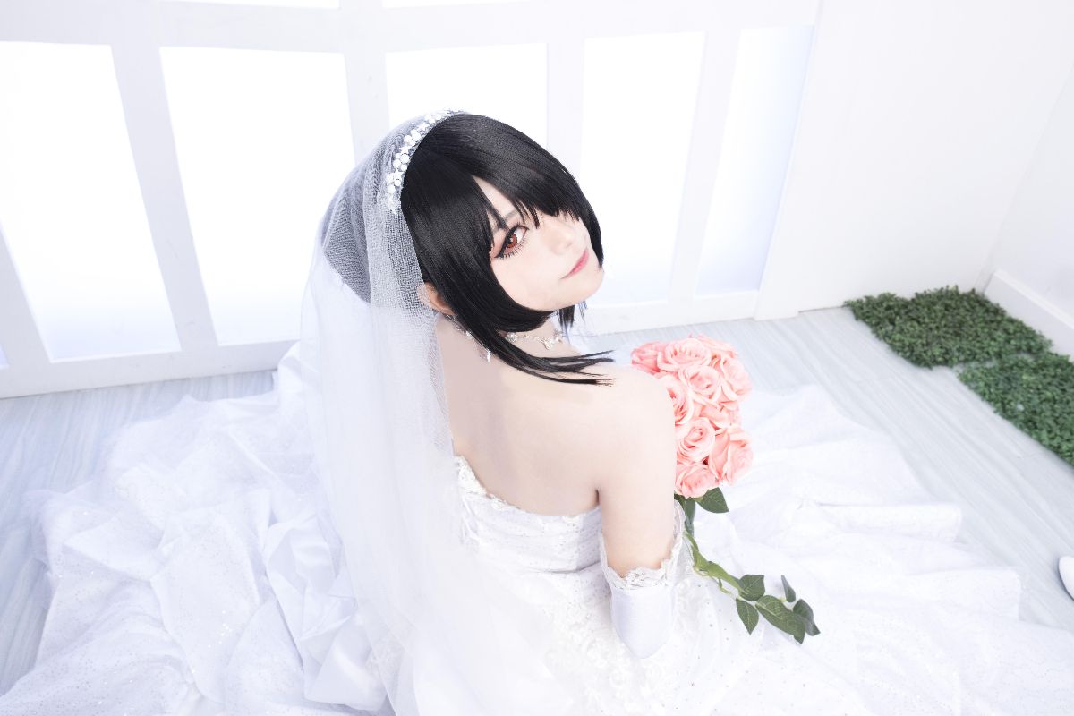 【約會大作戰】時崎狂三 婚紗cosplay (9)