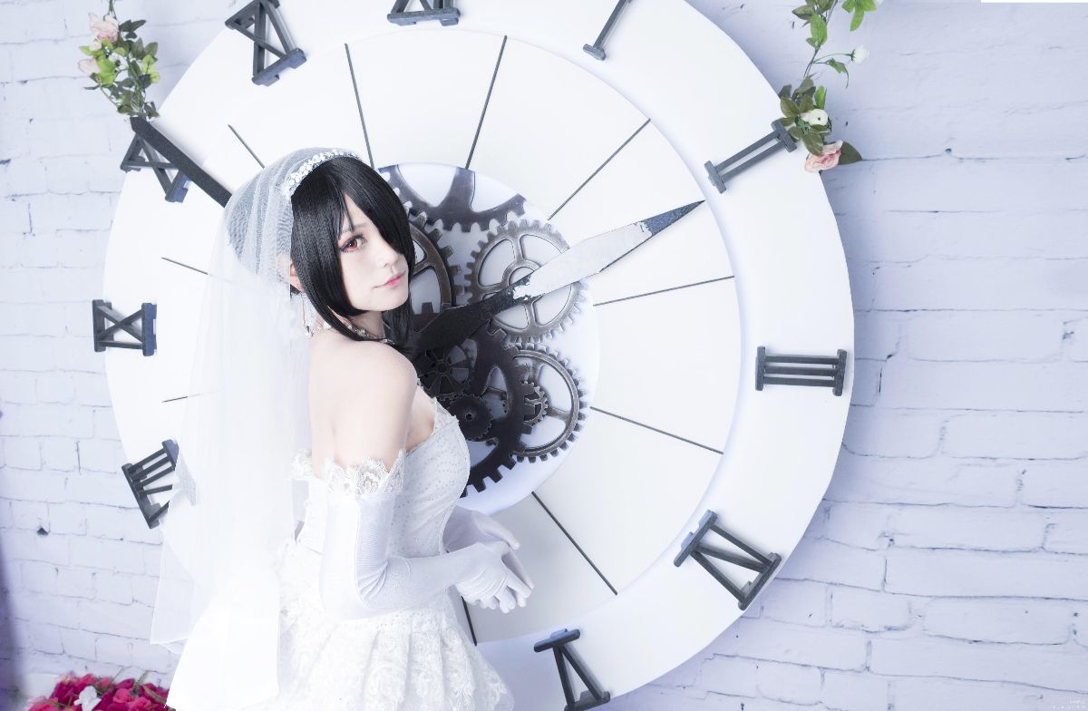【約會大作戰】時崎狂三 婚紗cosplay (11)