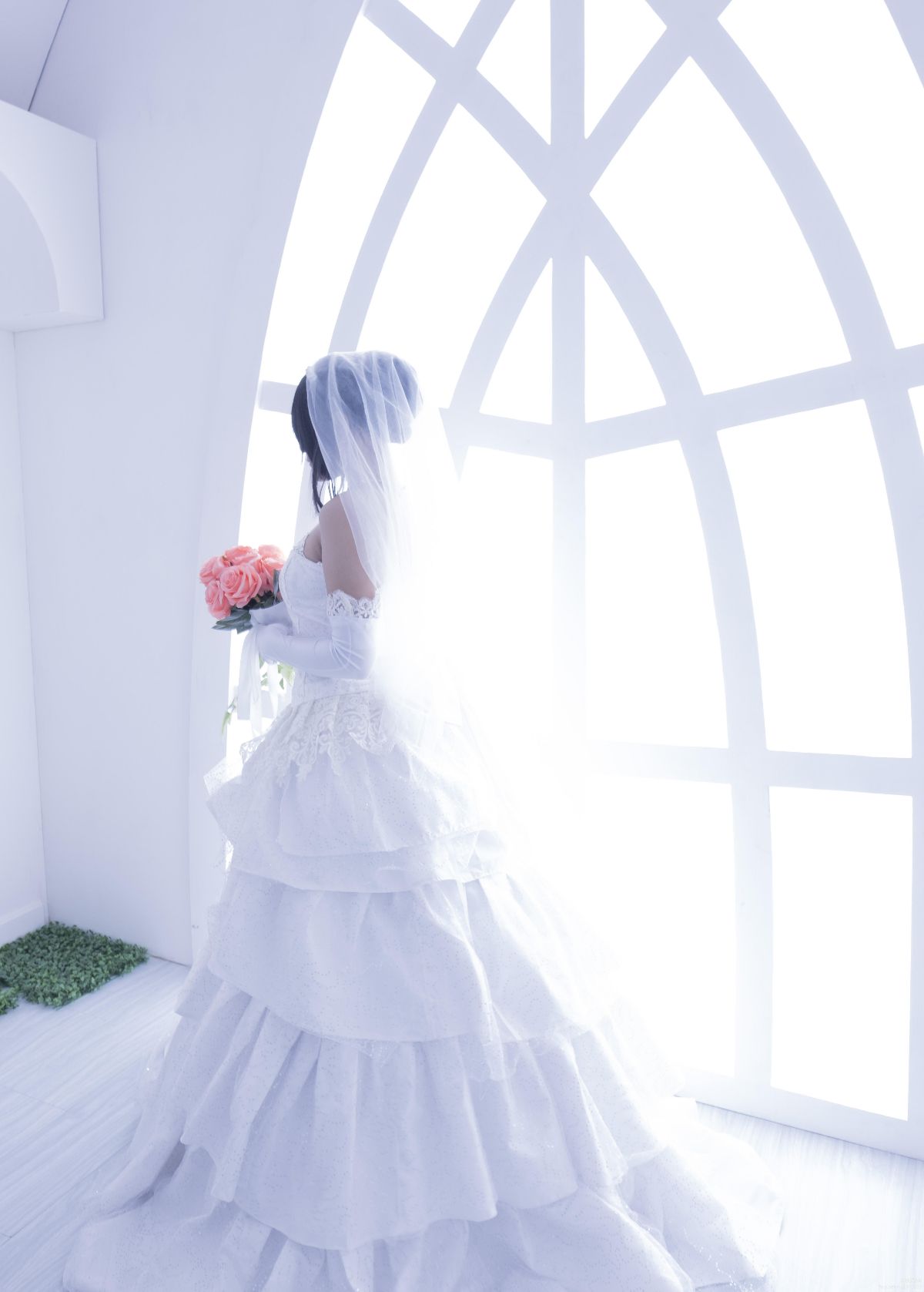 【約會大作戰】時崎狂三 婚紗cosplay (13)