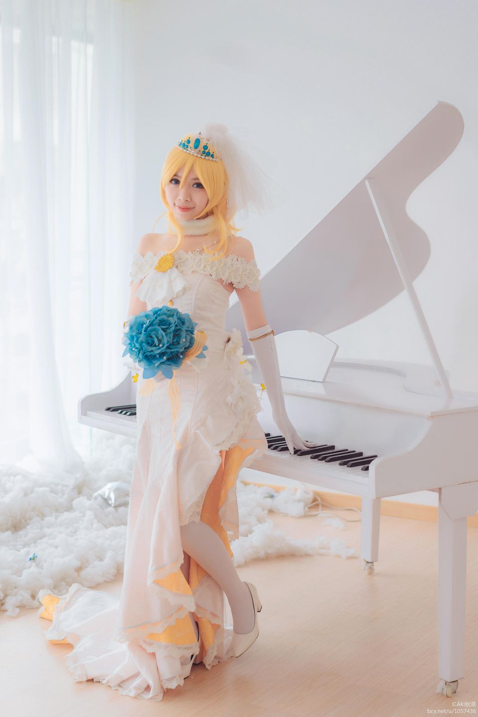 Lovelive! 绚濑绘里 ❤ 婚纱花嫁 (4)