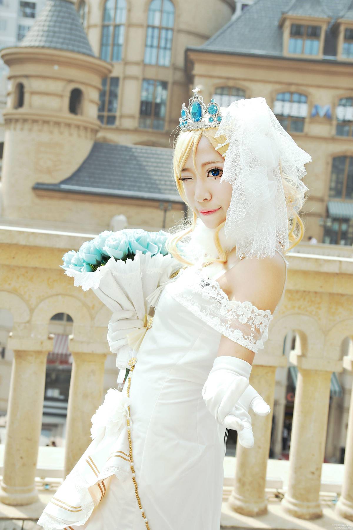 Love live!绚濑绘里 婚纱觉醒~嫁给我么? (4)