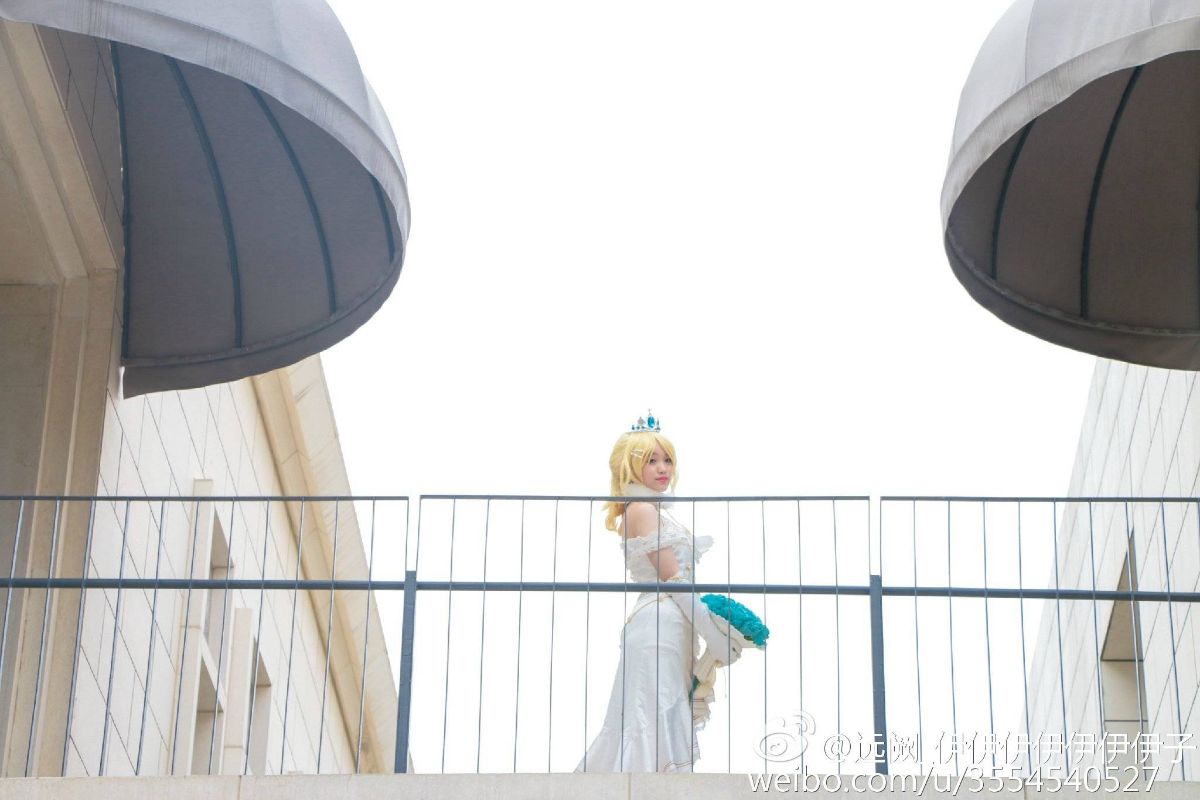 『不要移开目光咯』 绘里花嫁觉醒cos (5)