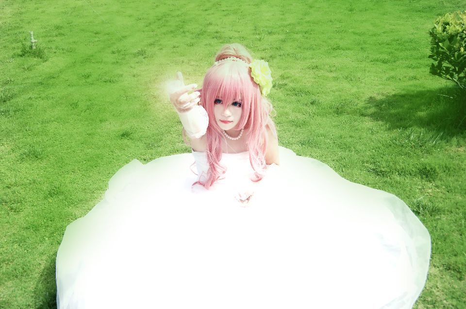 巡音流歌魔王花嫁婚纱 C O S (4)