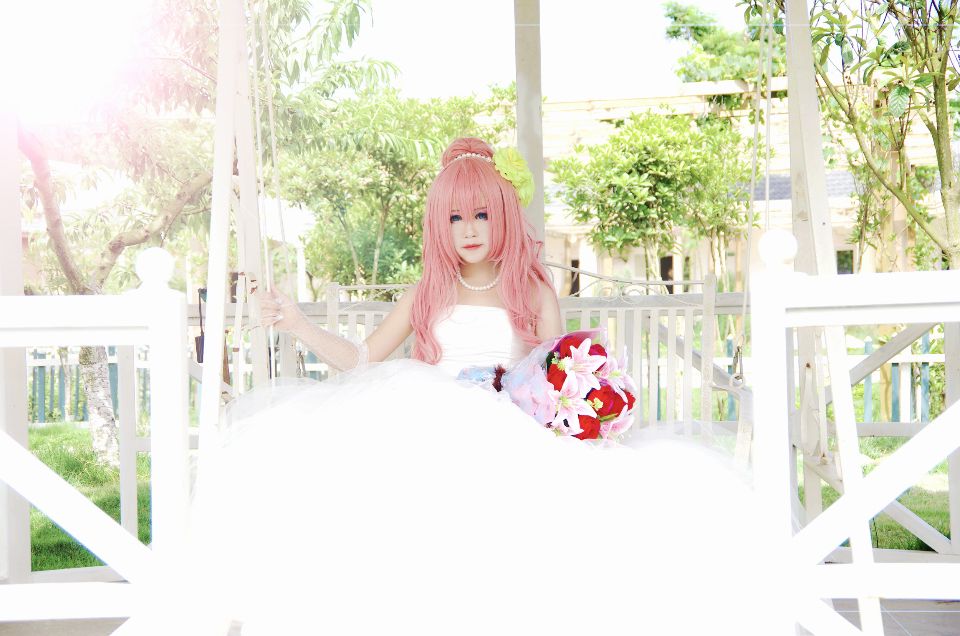 巡音流歌魔王花嫁婚纱 C O S (6)