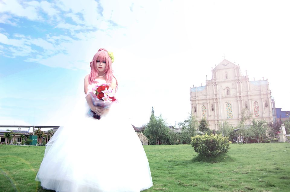巡音流歌魔王花嫁婚纱 C O S (9)