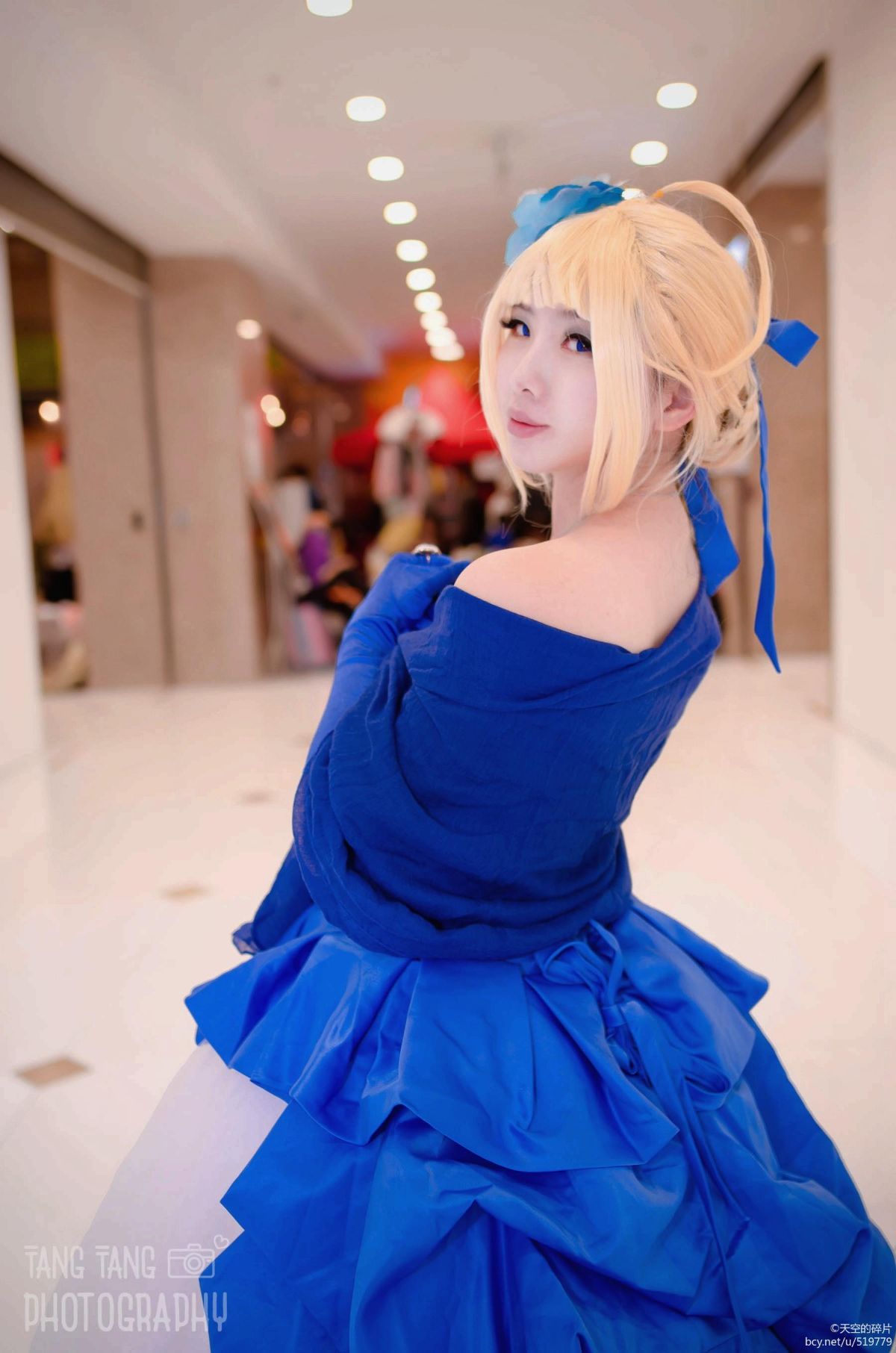 saber 十周年蓝色礼服 (2)