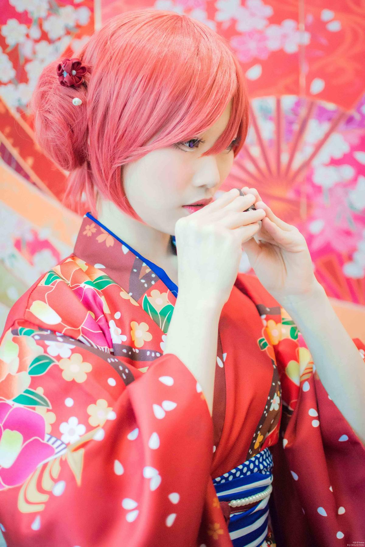 一年一度的盛装 ❤西木野真姬正月和服未觉醒 (1)