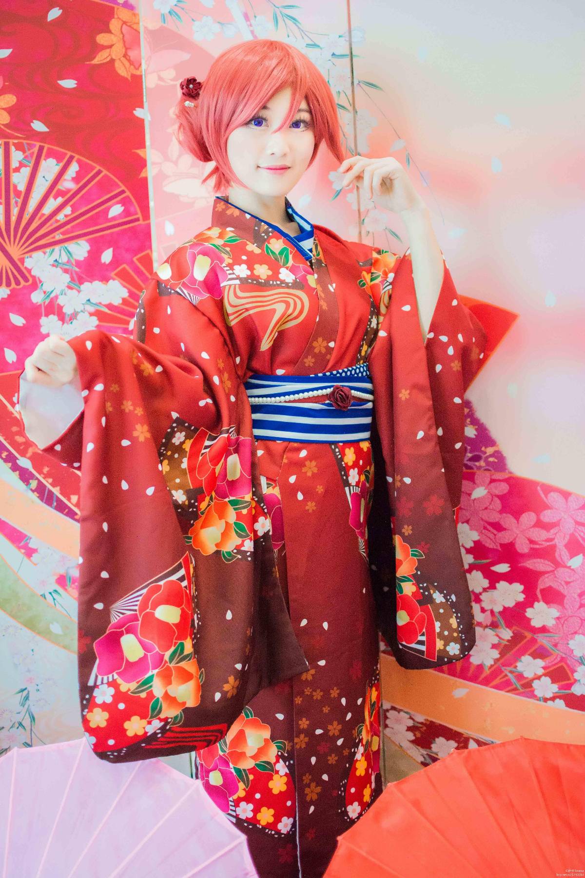一年一度的盛装 ❤西木野真姬正月和服未觉醒 (9)