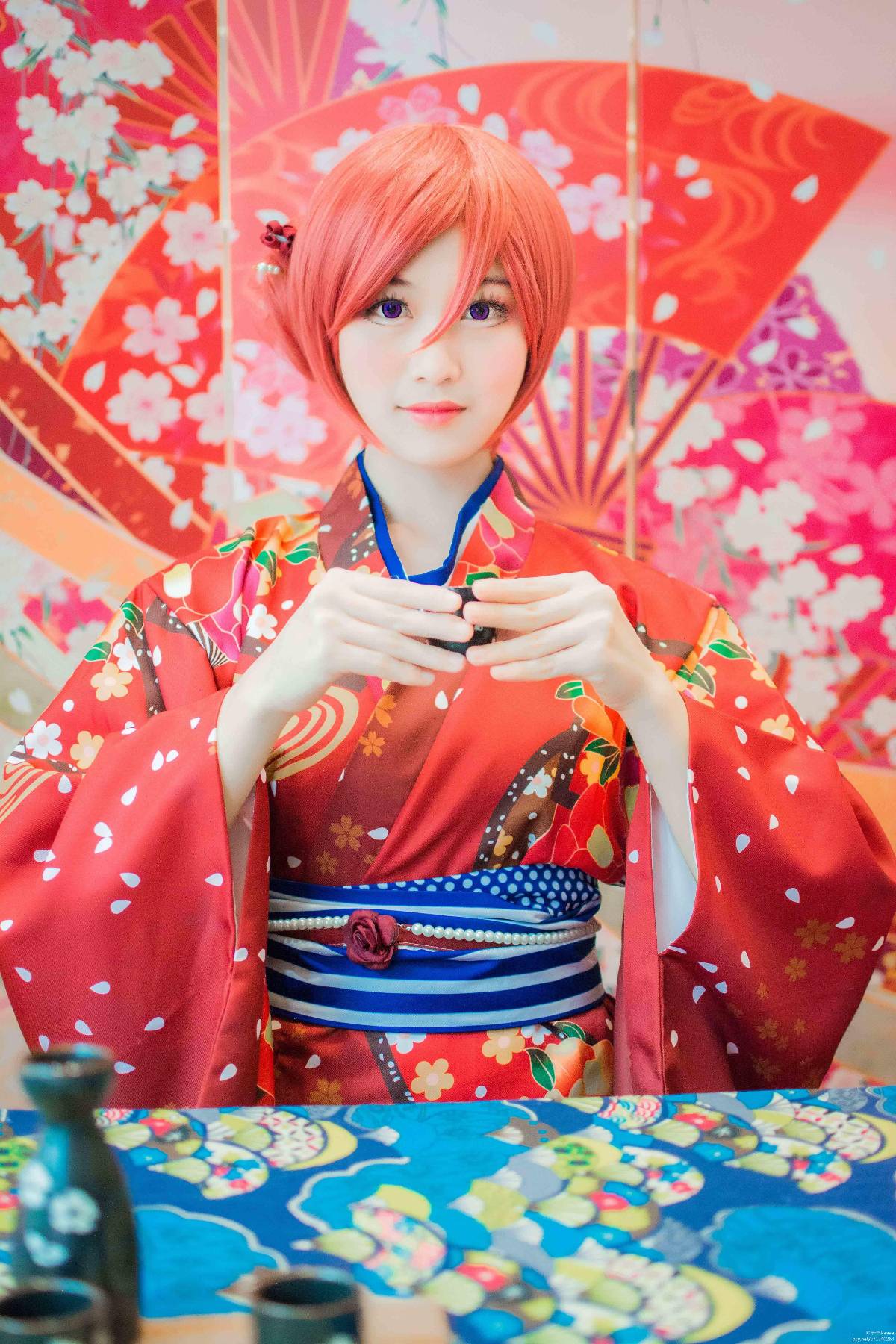 一年一度的盛装 ❤西木野真姬正月和服未觉醒 (11)