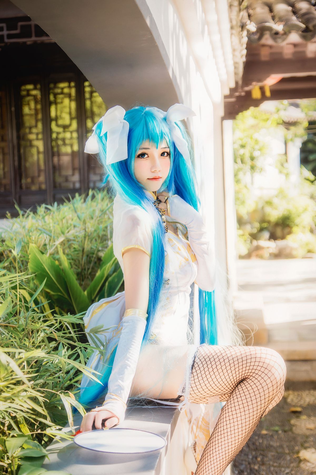 初音未来魅力旗袍登场 C O S (7)