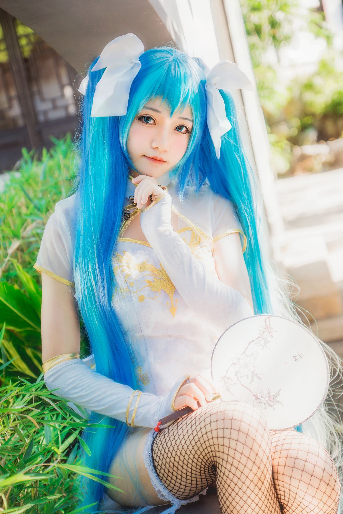 初音未来魅力旗袍登场 C O S (8)