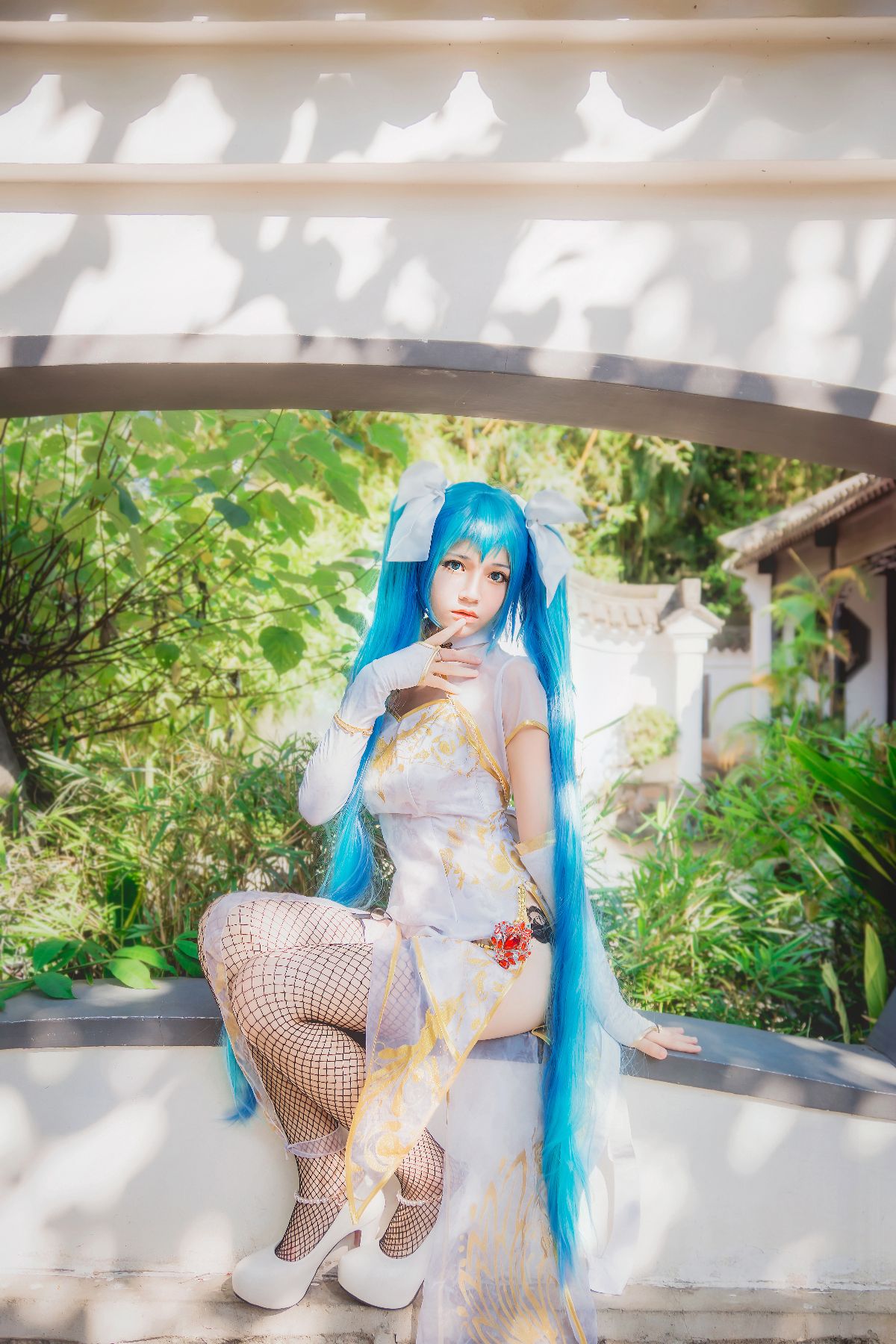 初音未来魅力旗袍登场 C O S (10)