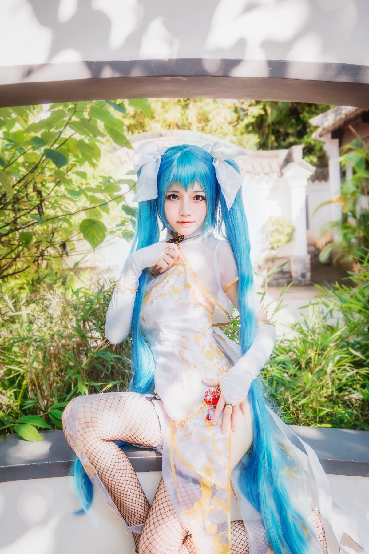 初音未来魅力旗袍登场 C O S (11)