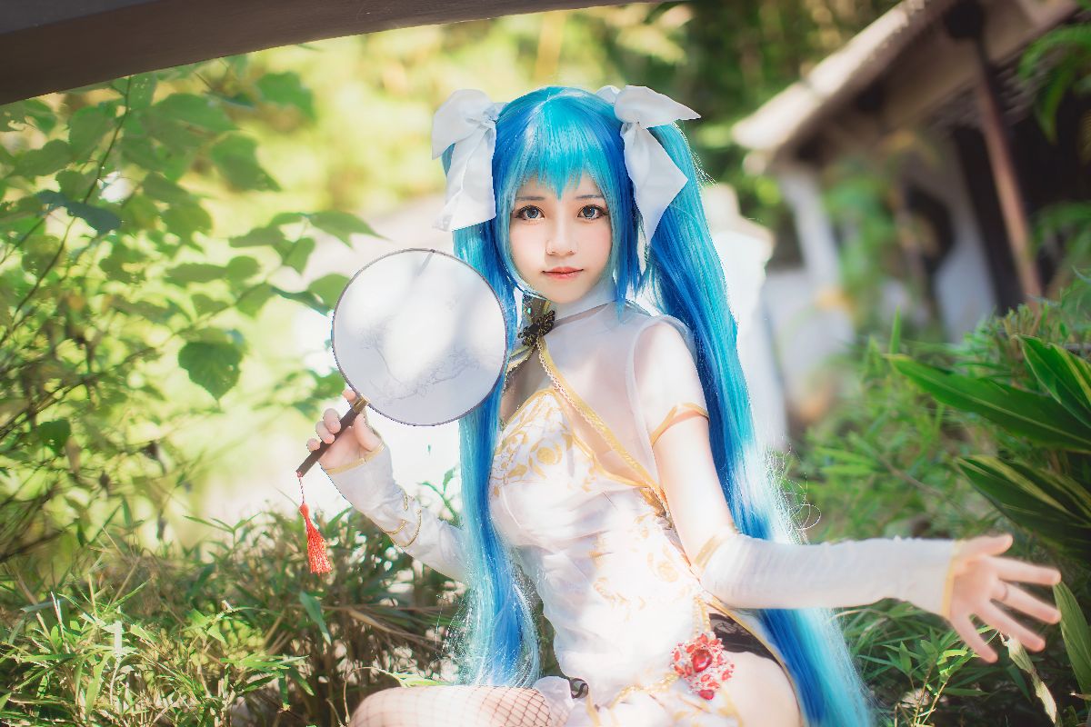 初音未来魅力旗袍登场 C O S (20)