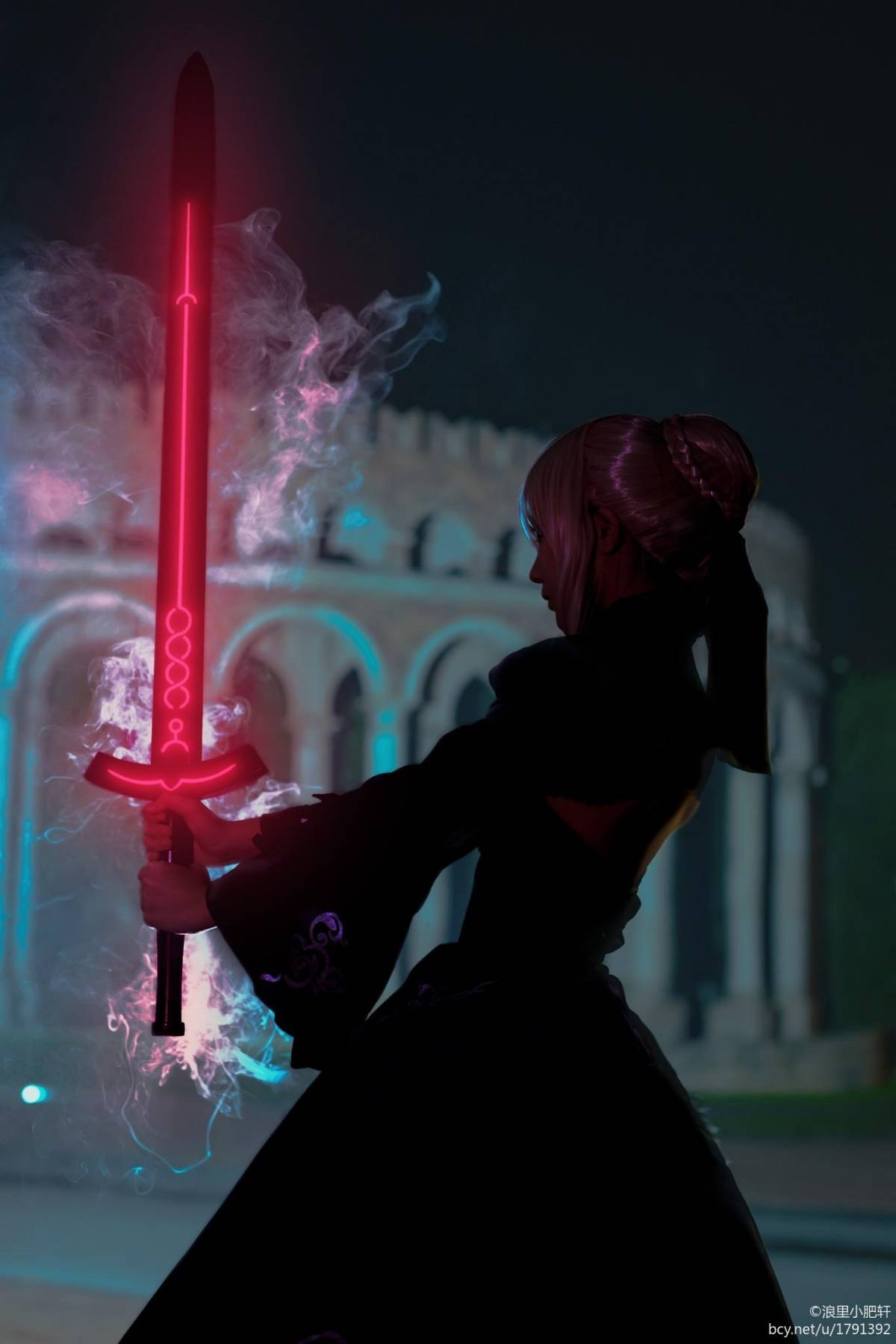 【COS正片】黑saber (1)