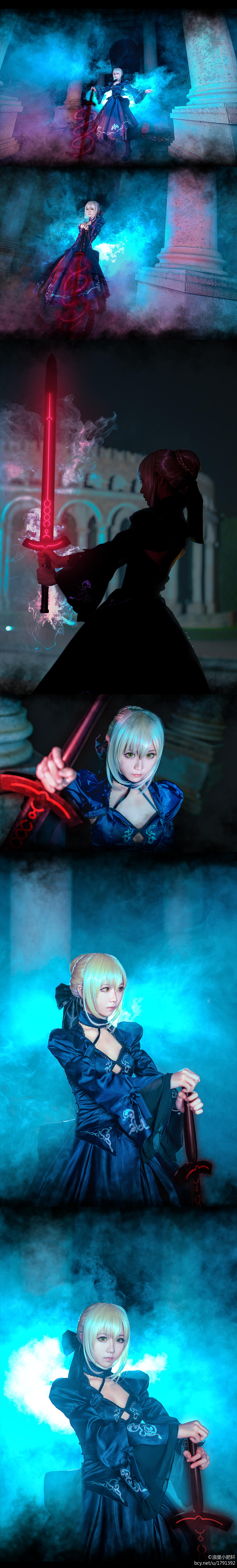 【COS正片】黑saber (2)