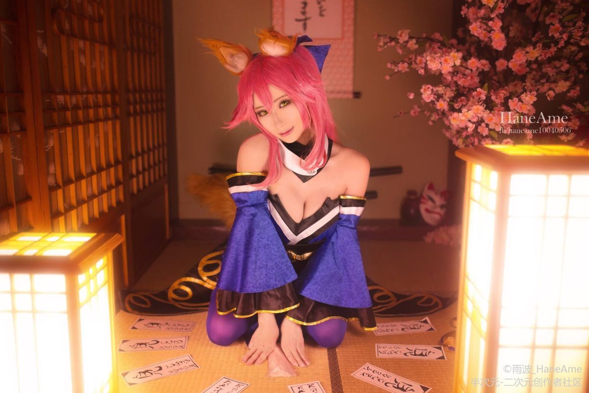 FGO fate 玉藻前 雨波HaneAme cosplay (2)