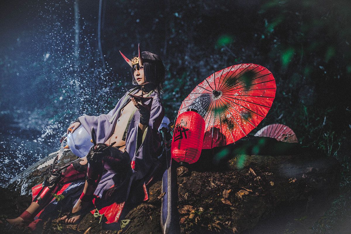 千红万紫・神力鬼毒酒吞童子 C O S (12)