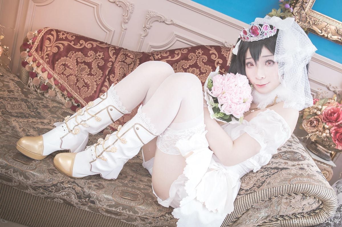 μ's全員婚紗 C O S (1)