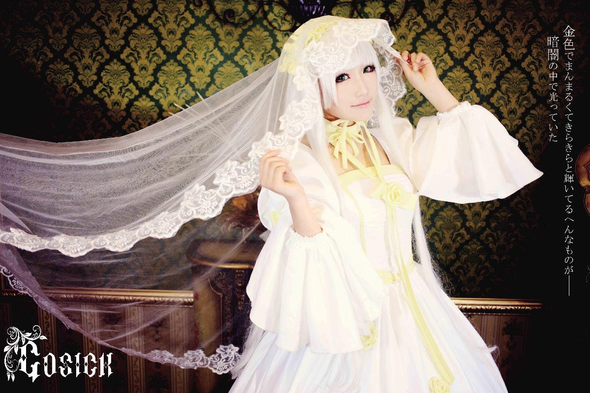 维多利加白色洋服 C O S (11)