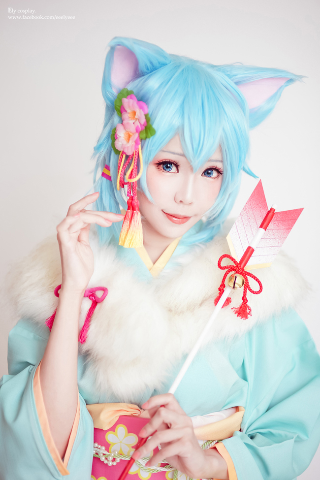 百变和服惹人爱朝田诗乃 C O S (3)