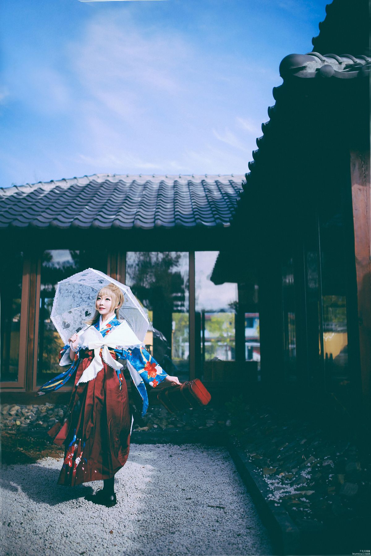 大正和服未觉醒南小鸟 C O S (12)