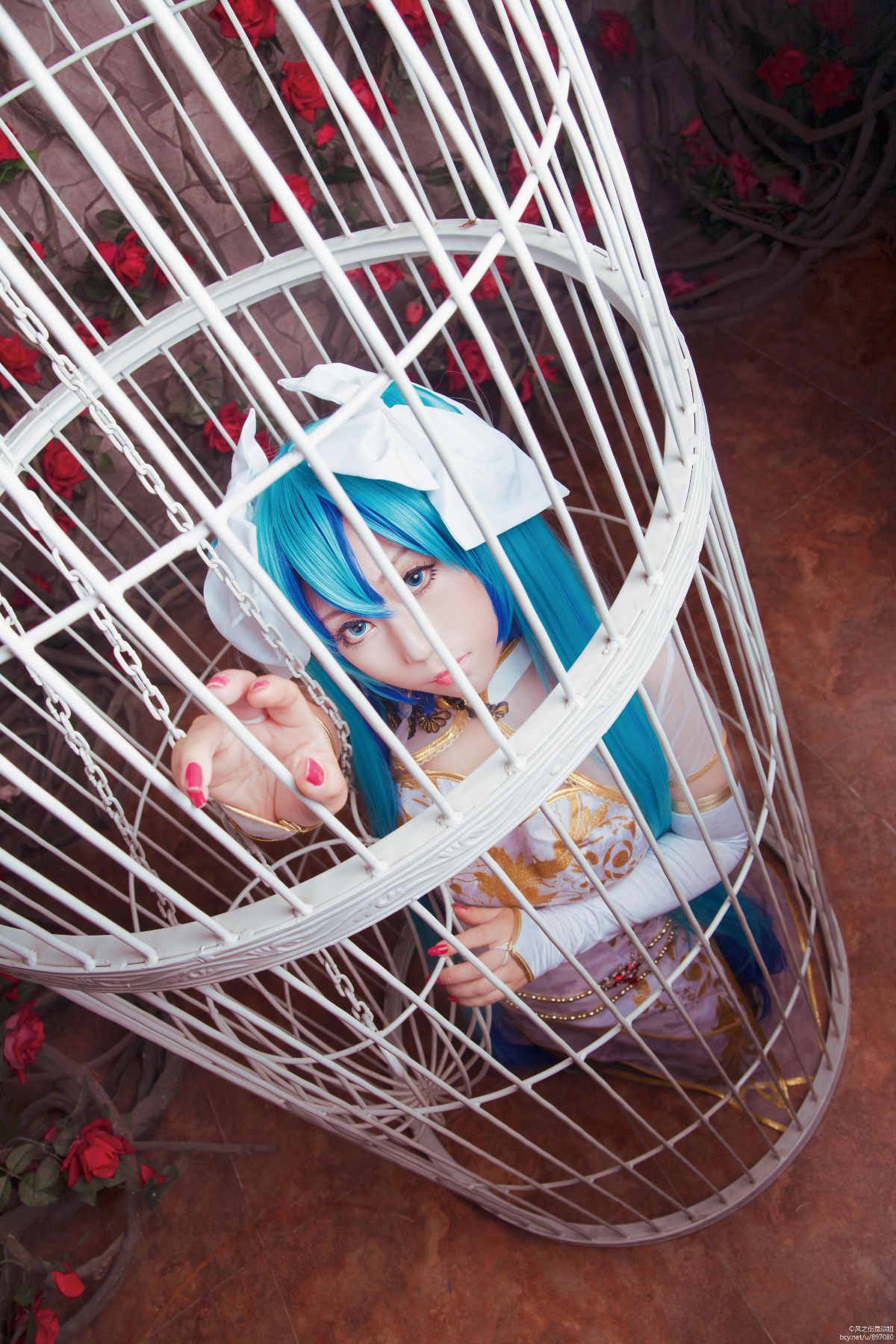 初音未来笼中雀C O S (5)