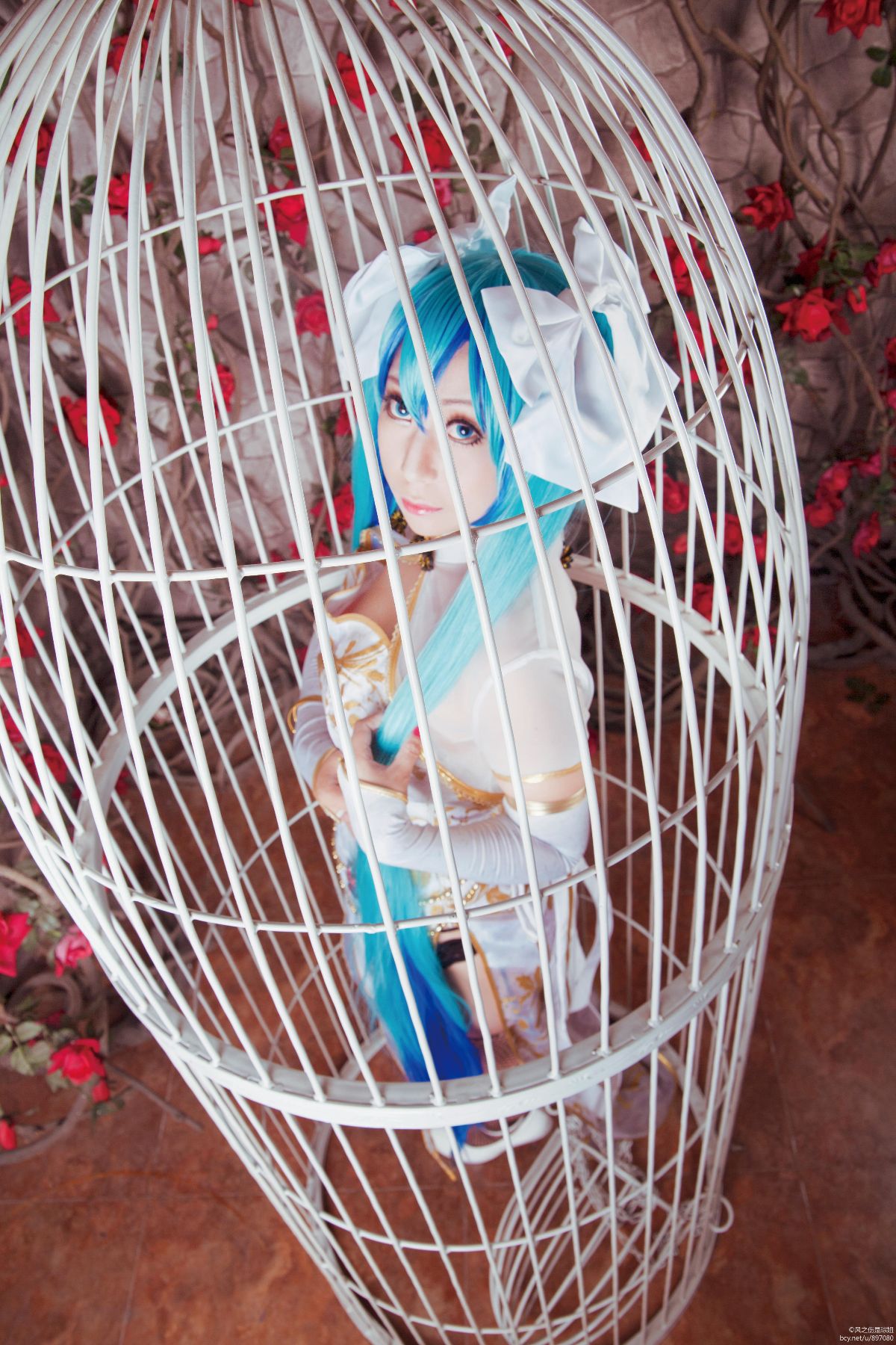 初音未来笼中雀C O S (8)