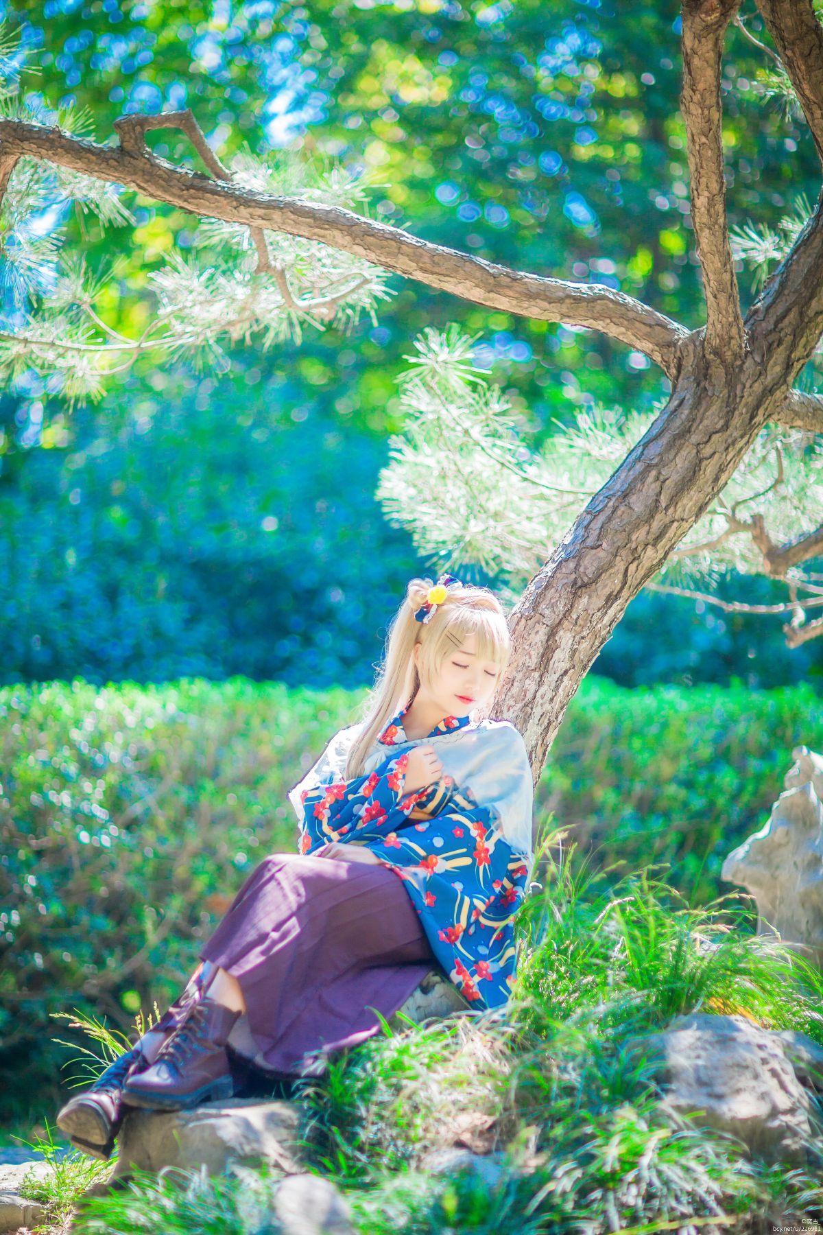 南小鸟卒业二尺和服 C O S (3)